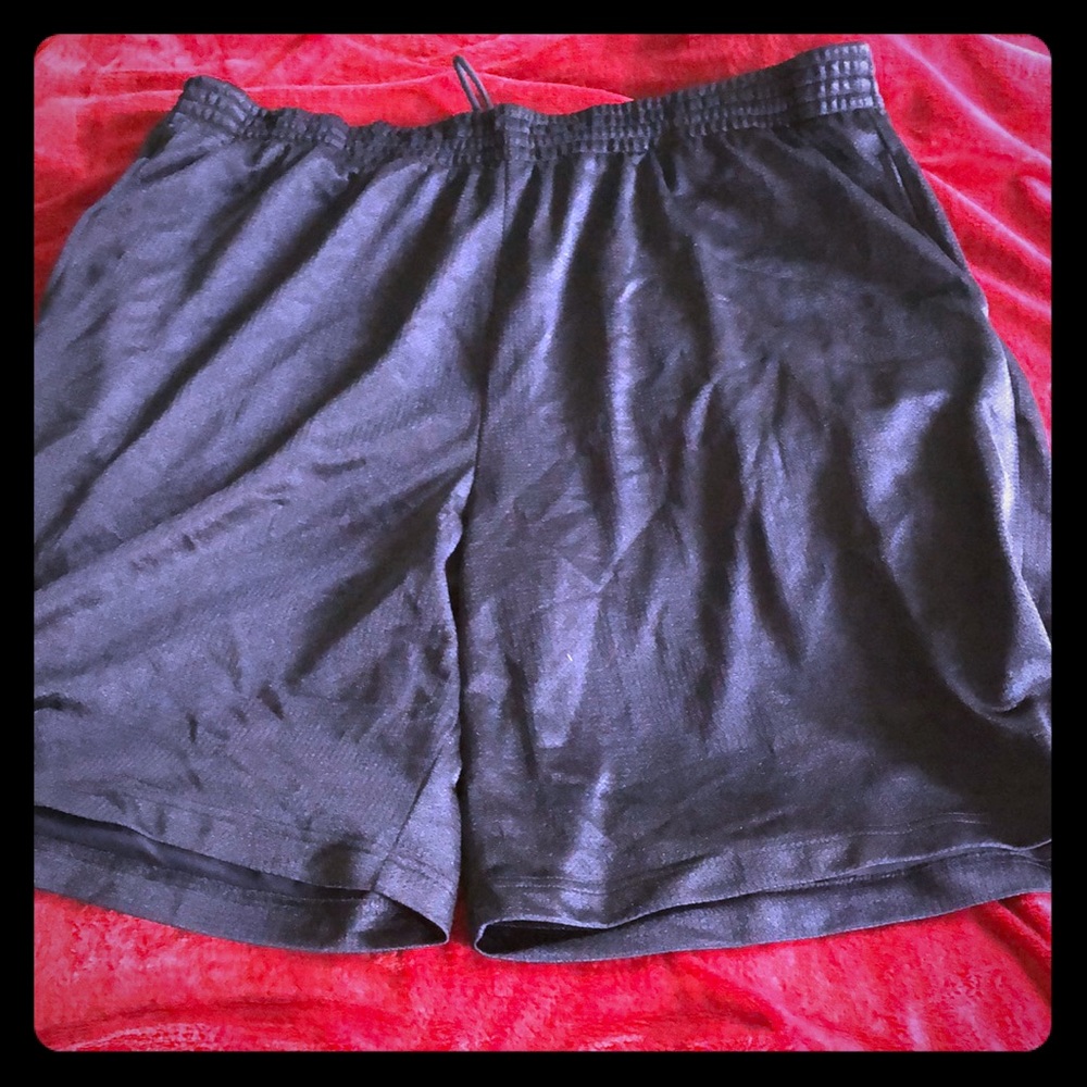 Dark blue basketball shorts